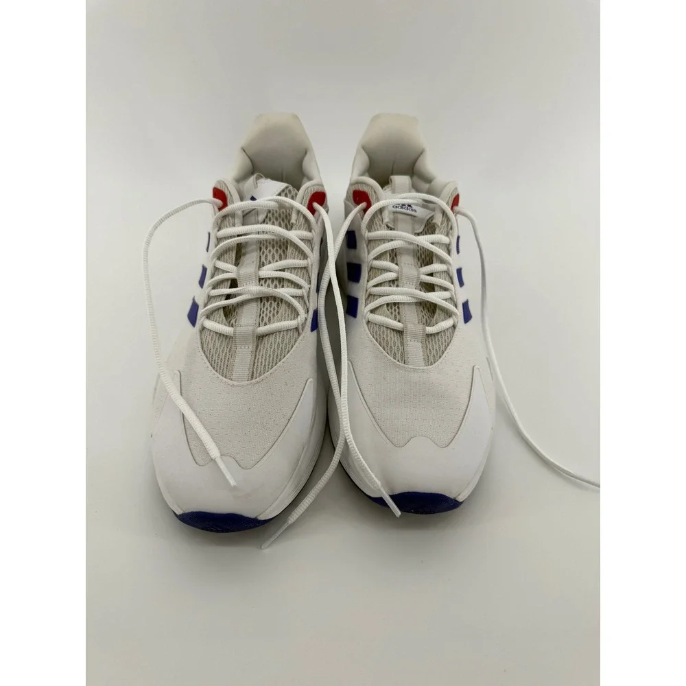 Adidas Bounce Mens Running Shoes White Blue Red IE6304 Size 10